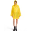 LANSHULAN Women Yellow Raincoat Jacket,Unisex Kids Clear EVA Rain Coat