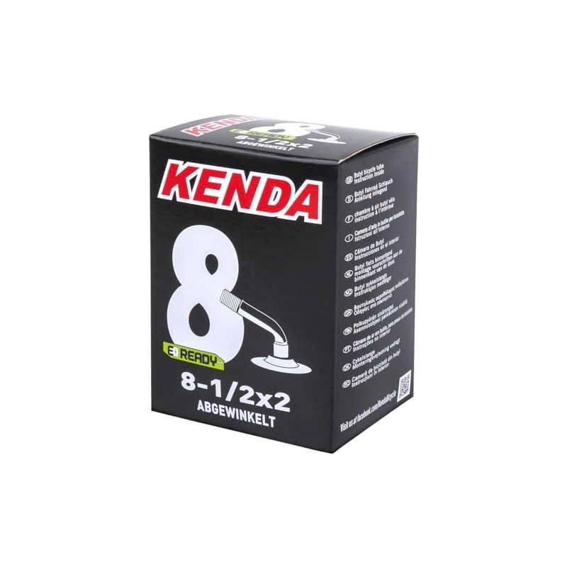 Kenda Mixte Tube 8-1/2x2, A/V (Angled 70°/45°), Molded, Box Copertone,