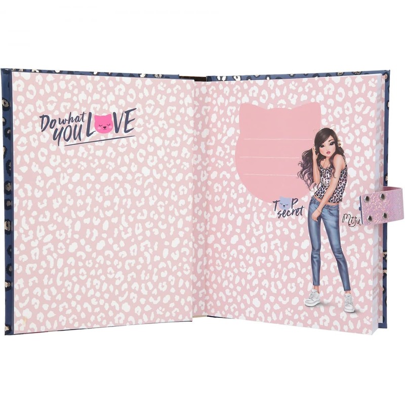 Depesche 11897 TOPModel Secret Code Diary in Blue with Model