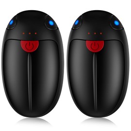 Hand Warmers Rechargeable, 2 Pack Portable Pocket Hand Warmers, 20Hrs Long Heating Double Warm Electric Handwarmers, Reusable Heater for Outdoors, Camping, Hunting, Golf, Fishing