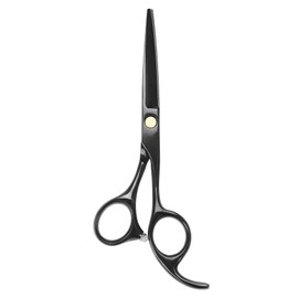 5.5" Salon Professional Hair Cutting Styling Trimming Hairdressing Barber Scissors Black Flat