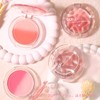 Wirwody グラデーション チーク 2色チーク 血色感アップ 小顔メイク 自然仕上げ オレンジピンク系 毛穴ぼかし 長時間キープ