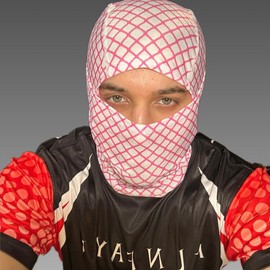 Keffiyeh Balaclava - Colour: Pink