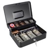 Cash Box with Money Tray and Key Lock, Saving Lock