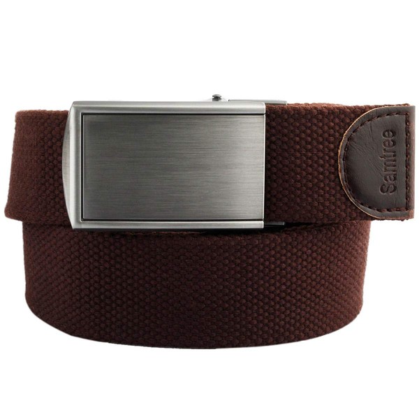 KYEYGWO Canvas Web Belt for Men, Plain Casual Military Style