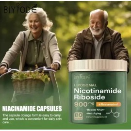 Nicotidamide Nadresveratrol 900mg 3 Pack Con 80 Cap. Cu                                                                                               