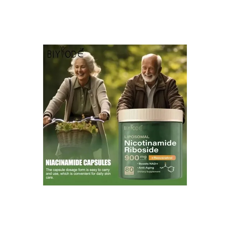 Nicotidamide Nadresveratrol 900mg 3 Pack Con 80 Cap. Cu