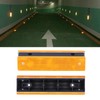 CHICIRIS Reflective Road Pavement Marker, Driveway Reflector, 2PCS Rectangle Reflective
