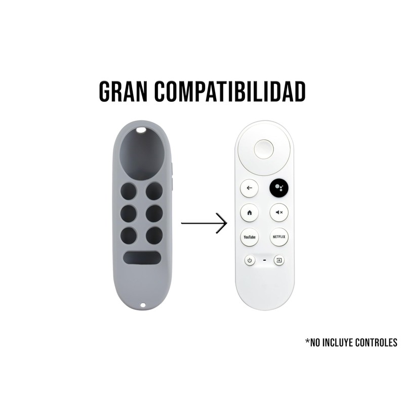 CONTROL EXPERT Funda para Control Google Chromecast TV Case, Protector,