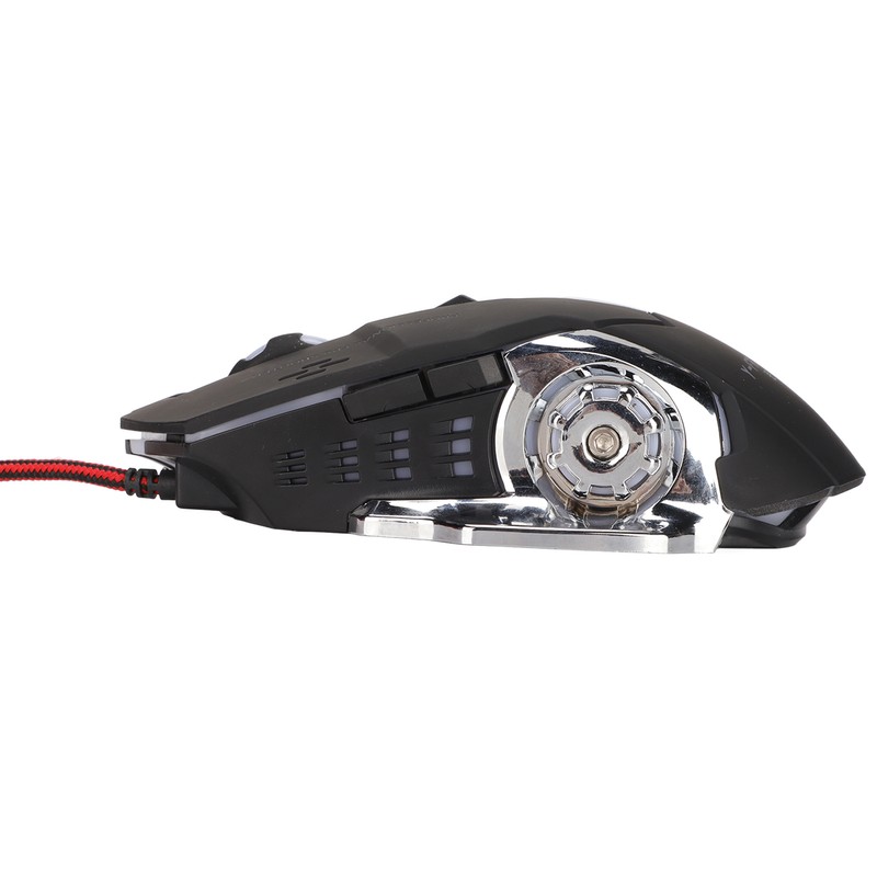 RGB Wired Gaming Mouse Side Key Design 1200DPI RGB Breathing