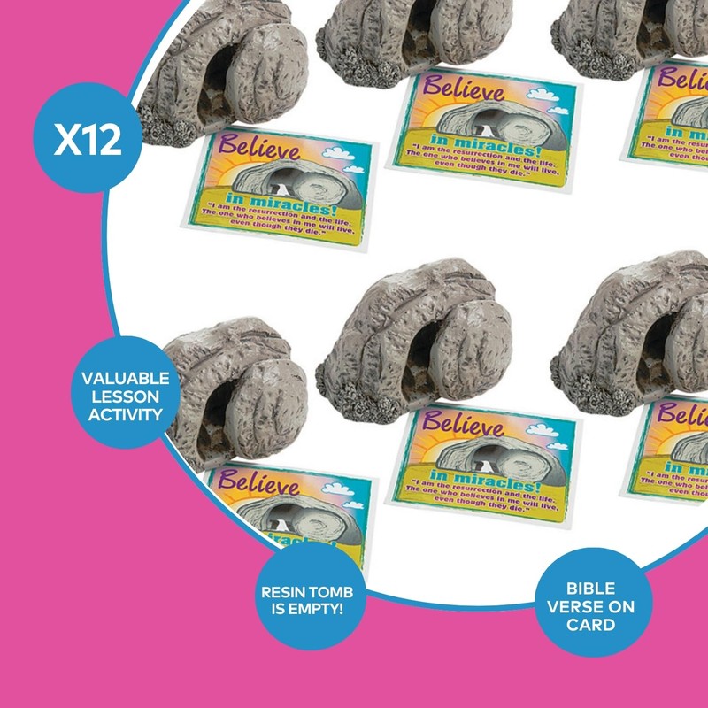 Fun Express Mini Tomb Handouts with Card 12 Pack -
