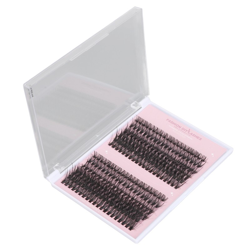 240 Pcs DIY Lash Extension Kit D Curl Cluster Lashes