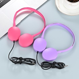 CN-Outlet - Paquete de 10 auriculares para niños, para escuela, aula, estudiantes, niños, niñas, adolescentes y adultos, auriculares con cable (colores mixtos)