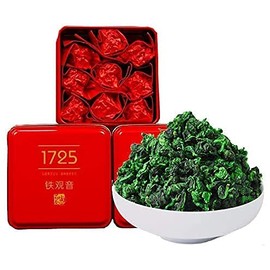 安溪铁观音3.9oz Anxi Tie Guan Yin Oolong Tea Loose Leaf - Chinese Tea Leaves Tieguanyin Iron Goddess of Mercy - Fujian High Mountain Wu Long Green Tea Ti Kuan Yin 110g