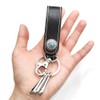 H.N.Z Native American Leather Men's Key Chain Concho Kokopelli Keychain