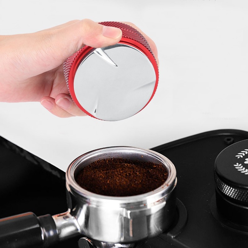 51mm Stainless Steel Coffee Tamper Non‑Slip Tamping Tool for Commercial