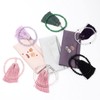 Double-Fold Chiffon Embroidered Kyoto Prayer Beads Bag, Rosary Bag, Rosary