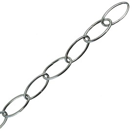 36 inches Long 11 Gauge Steel Chain Extension for Hanging Plants Strong Hold with S-hook for connection, Max Load of 40 Pounds (1 Pack, Chrome)