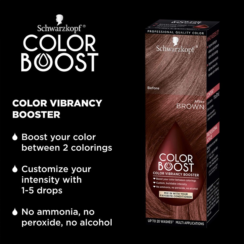 Schwarzkopf Color Boost Color Vibrancy Booster, Brown
