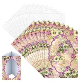 Ideen mit Herz Motif Greeting Cards Set | 11.5 cm x 16.5 cm | Includes Envelopes | Christmas Time, Advent, Winter | 20 Pieces (Winter 3)