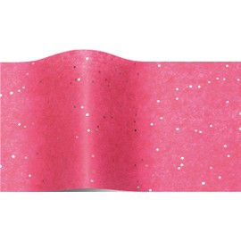 SatinWrap Luxury Tissue Wrapping Paper Hot Pink Sapphire Gemstone Sparkle 5 sheets