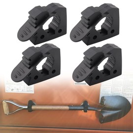 NORTHYUN Scoop Holder, Suitable for Tools with 1.1 - 1.4 inches (29 - 35 mm) Diameter, Shovel Holder, Quick Clamp, Wall Mount, Scoop Flashlight, Fishing Rod, Tool Fixing Clamp, Set of 4