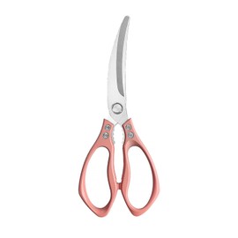 Kitchen Scissor Heavy Duty Metal Handle Shear Steak Pork Beef Cutting Turkey Poultry BBQ Multipurpose Food Cooking Scissors Stainless Steel Ultra Sharp Toothing Blade