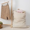HSOFTIFY Linen Hanging Laundry Bag, Over The Door Laundry Hamper