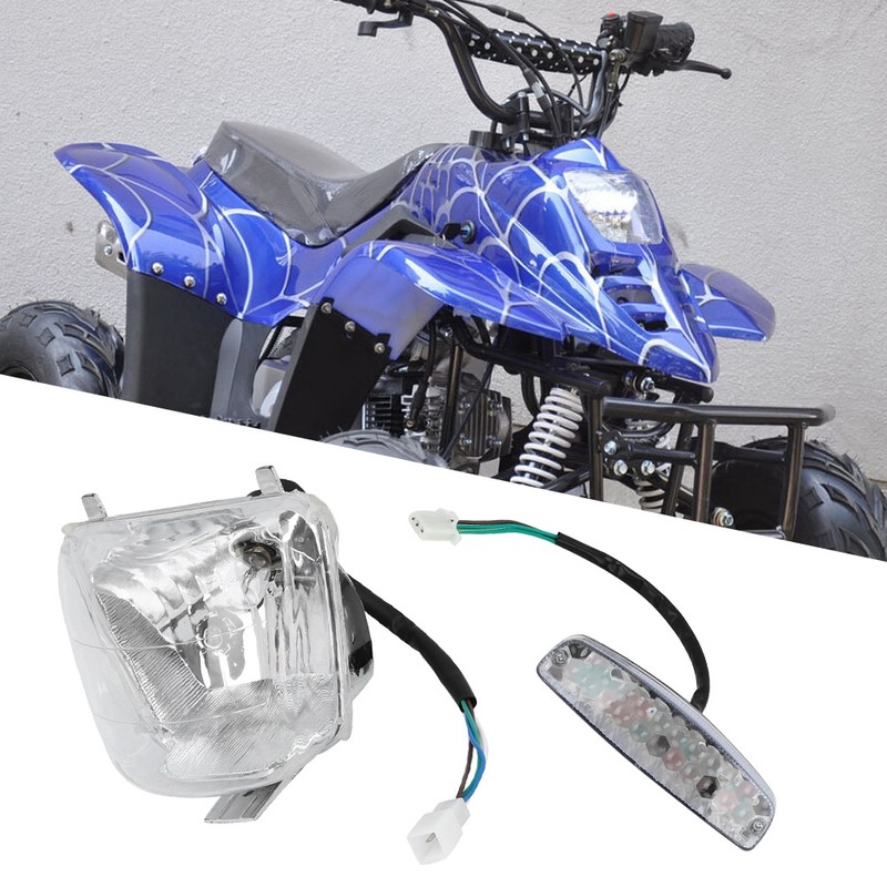 12V Head Rear Tail Light Lamp Dinosaur Style Fit for