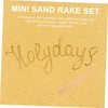 TOPPERFUN 2 Sets Sand Rake Sand Table Rake Mini Zen