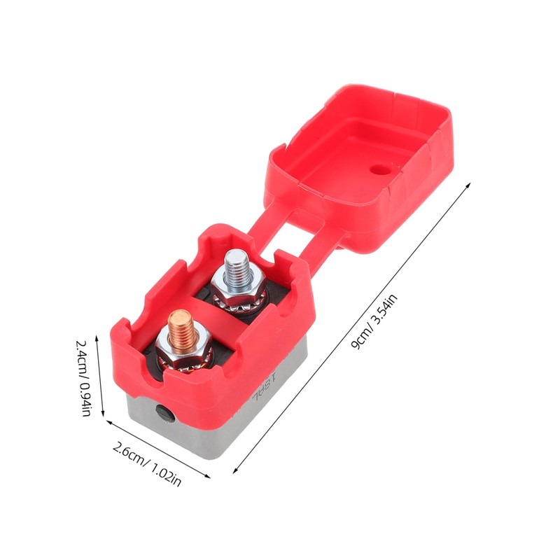 BUGUUYO Automatic Reset Circuit Breaker with Bolt Cover for Trucks