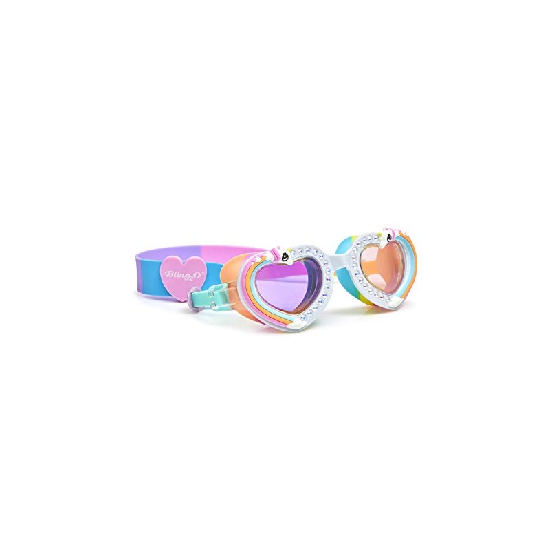 Bling 2O Kids Swimming Goggles - Pony Ride Rainbow Unicorn