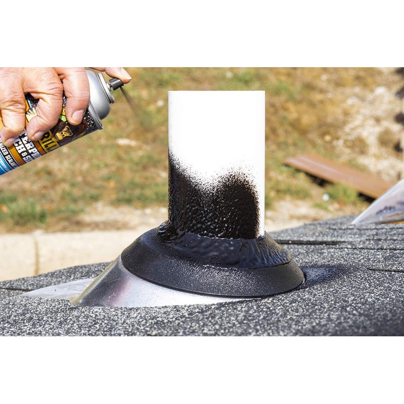 Gorilla Waterproof Patch & Seal Rubberized Sealant Spray, Black, 16