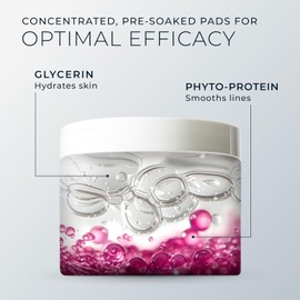 RoC Resurfacing Disks, Hypoallergenic Exfoliating Makeup Remover Pads for Wrinkles and Skin Tone, Hypo-Allergenic Skin Care, Oil-Free Daily Cleanser, 28 Count (Packaging May Vary)