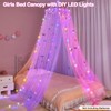 FIOBEE Bed Canopy for Girls Room Bed Canopy Curtains with