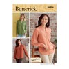 Butterick Misses' Top Sewing Pattern Kit, Code B6856, Sizes 8-10-12-14-16,
