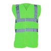 Yoko Unisex Premium Hi-Vis Waistcoat Vest/Jacket (XL) (White)
