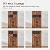 Iwell Storage Cabinet with 2 Drawers & Adjustable Shelves, Cupboard,