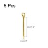 sourcing map Split Cotter Pin - 3mm x 30mm (1/8