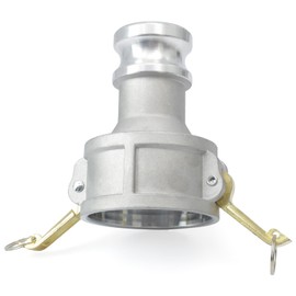 Lisnhlin CAM-3020-DA Camlock Fitting Type DA 3" Female Camlock x 2" Male Camlock Cam and Groove Hose Fitting Coupling Reducer Adapter -20℃-150℃