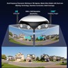 Security Camera Wireless 2K Dual Lens 180 Degree Wide Angle