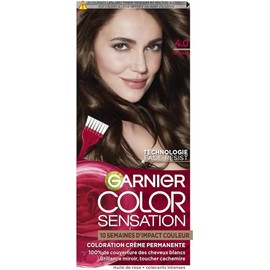 Garnier Color Sensation Permanent Hair Colour 4.0 Chestnut Brown