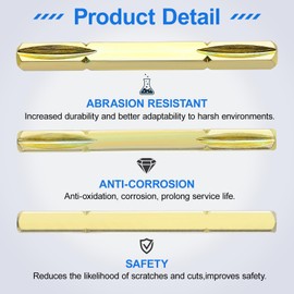 VYH Spindle 3-3/4 Long Replacement Andersen Door Handle Parts, Compatible with Andersen Patio Doors, Frenchwood Hinged Door, Andersen Storm Door Handle Replacement Spindle 2579830 (2, Colored zinc)