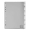 Durable 644310 A4 Portrait Polypropylene A-Z Index File with Sealed