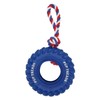 Dog Tire Chewing Toy Bite Resistant Treat Dispensing Rubber Aggressive
