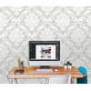 NuWallpaper NUS1935 Ariel Peel & Stick Wallpaper, Grey