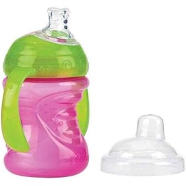Nuby Swirl non-spill cup, from 6 months, color sent randomly, 240ml