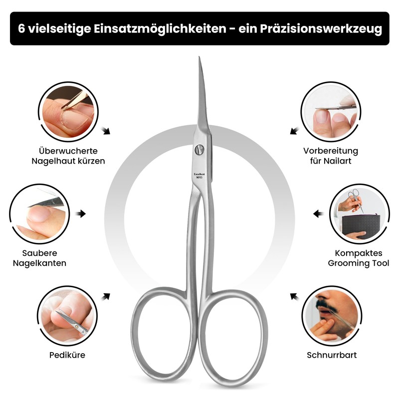 Cuticle Scissors 9.0 cm Extra Long and Super Pointed