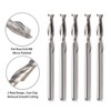EU_HOZLY 3.175X1.5X12mm Two Flutes Solid Carbide Micro End Milling Cutters