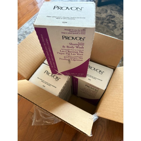 Provon/Gojo 1 Case of 4 Tearless Shampoo & Body Wash